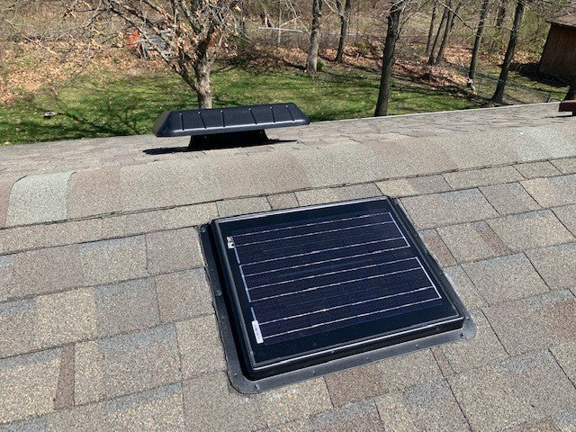 Remote Panel Solar Attic Fan