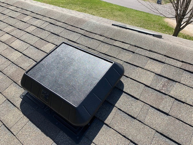 Remote Panel Solar Attic Fan