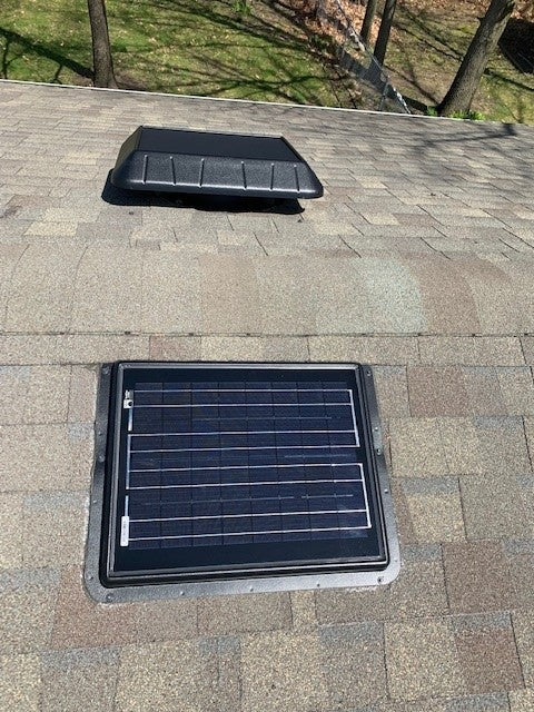 Remote Panel Solar Attic Fan