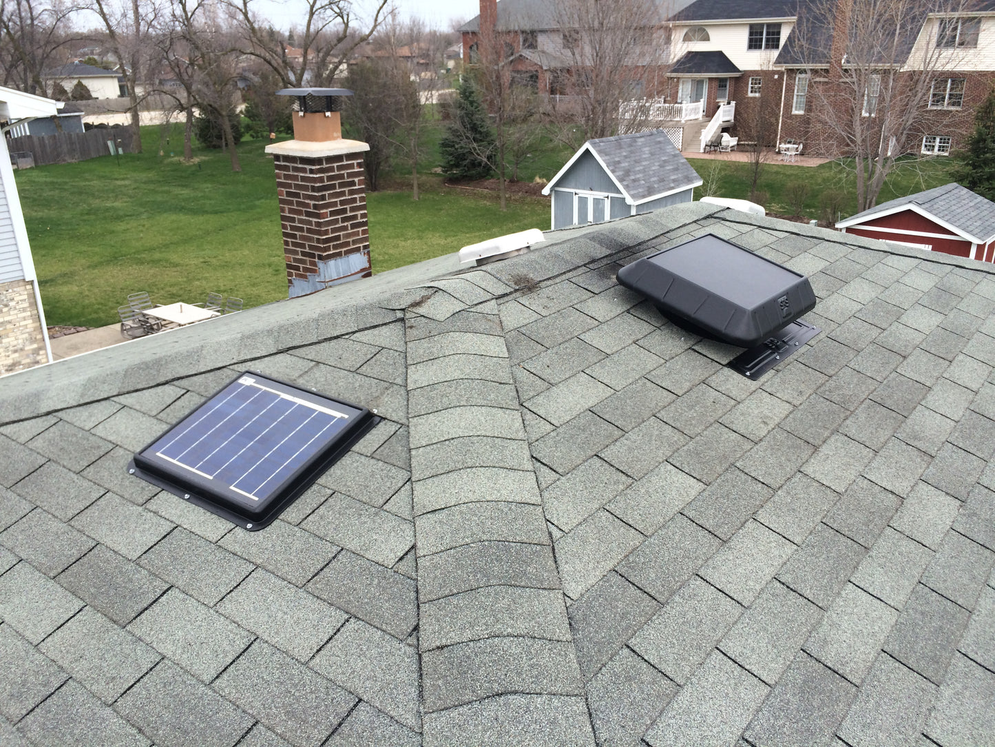 Remote Panel Solar Attic Fan