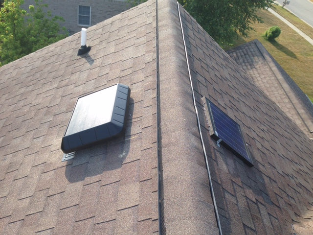 Remote Panel Solar Attic Fan
