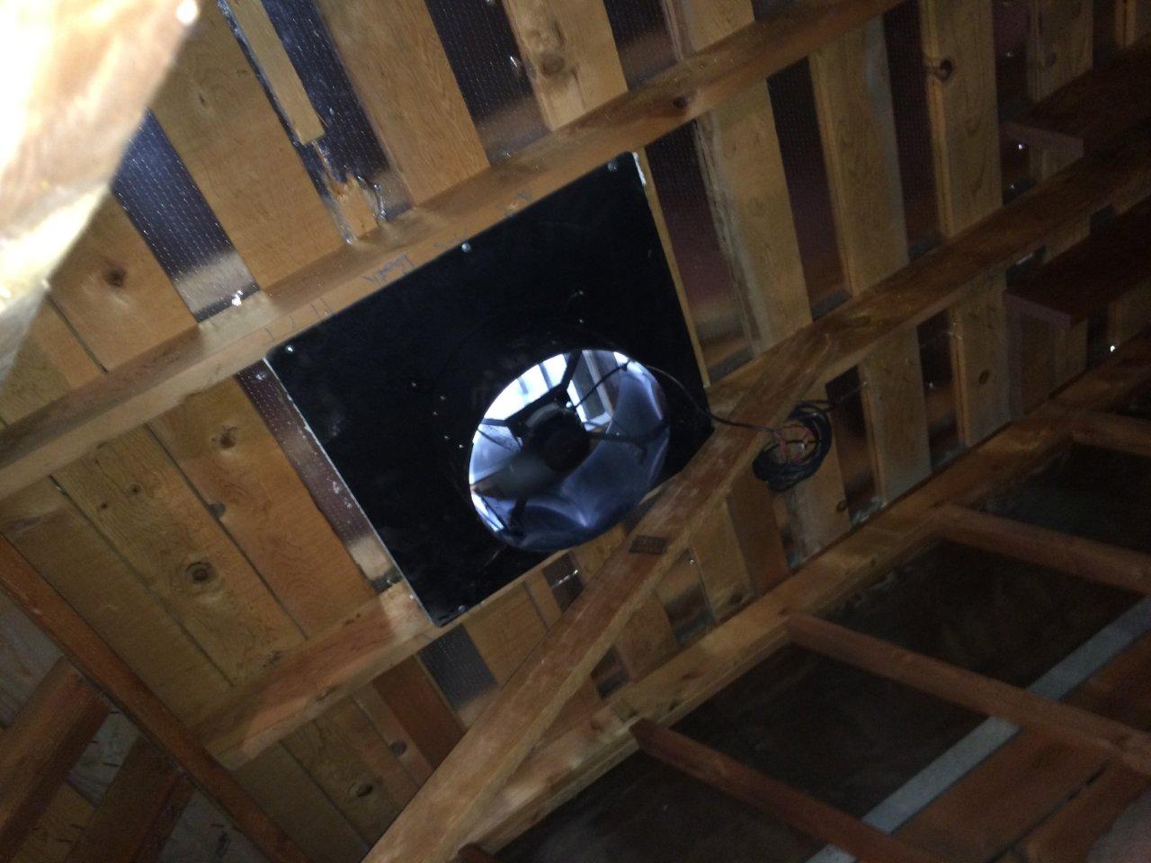 Gable Mount Solar Attic Fans
