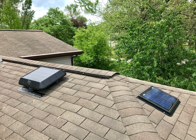Remote Panel Solar Attic Fan