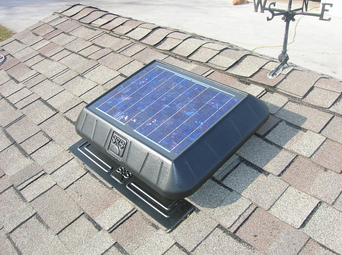 Integrated Panel Solar Attic Fan