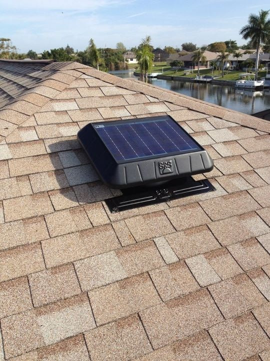 Integrated Panel Solar Attic Fan