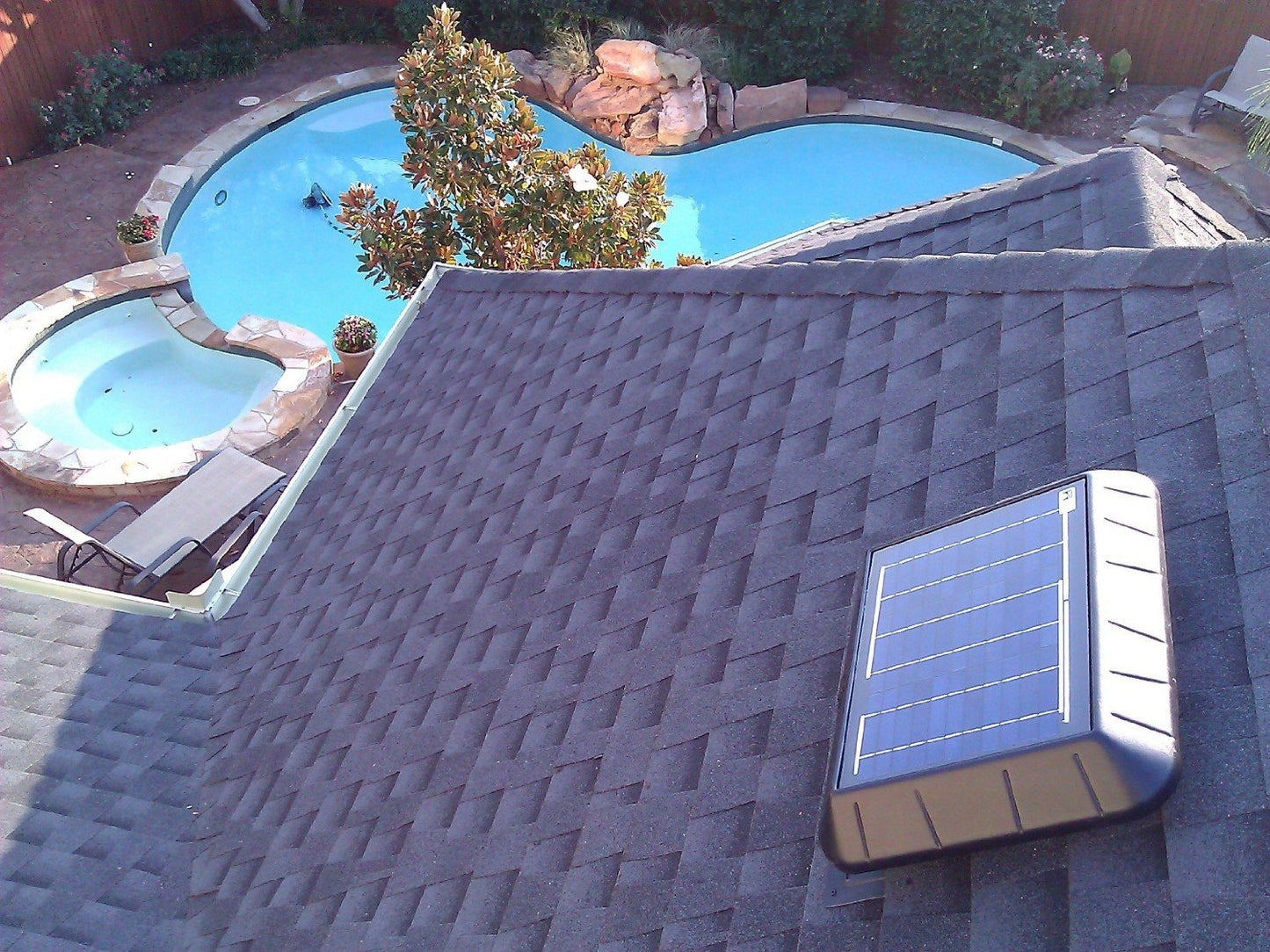 Integrated Panel Solar Attic Fan