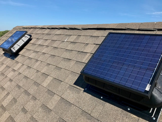 Integrated Panel Solar Attic Fan