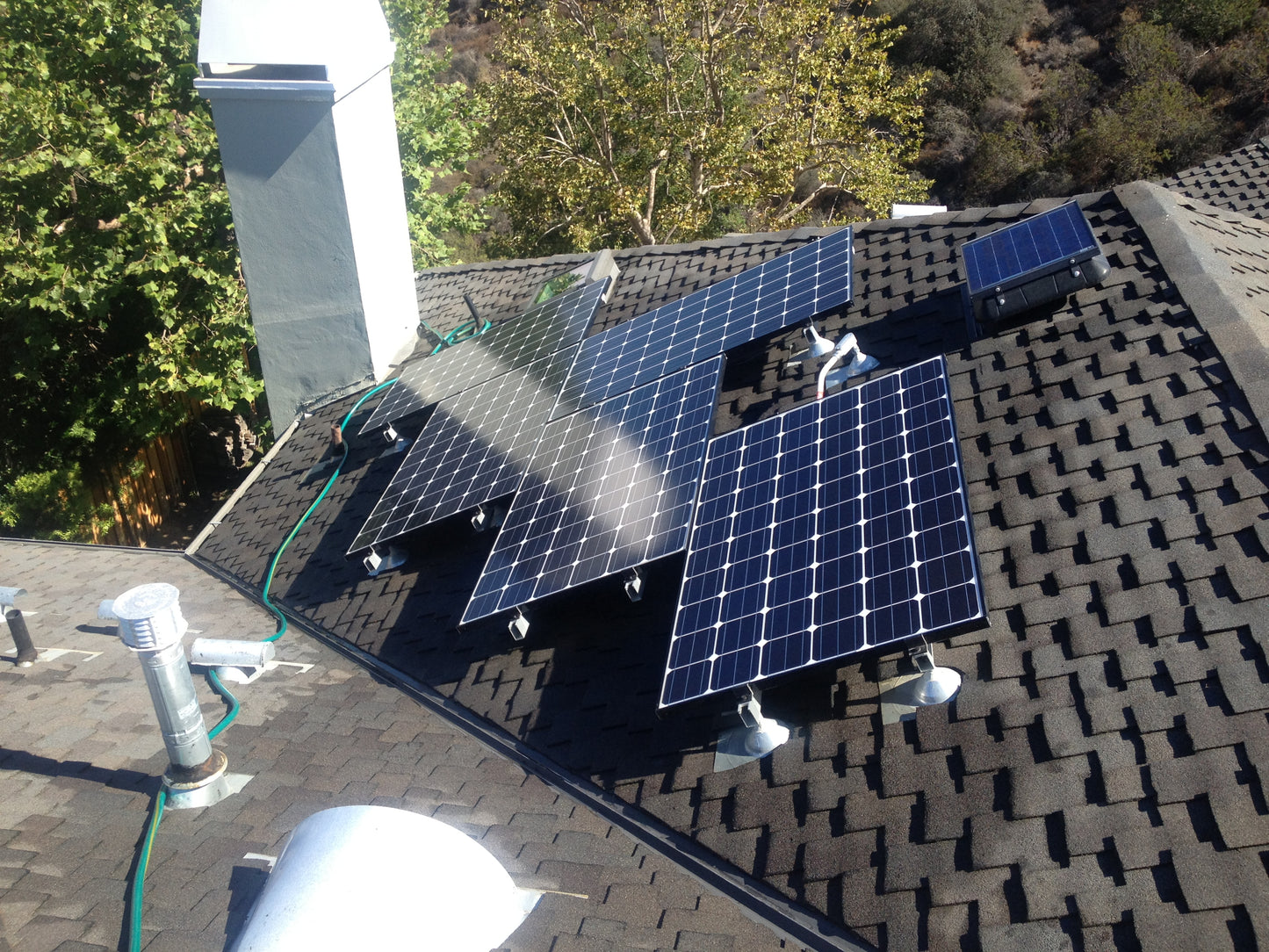 Integrated Panel Solar Attic Fan