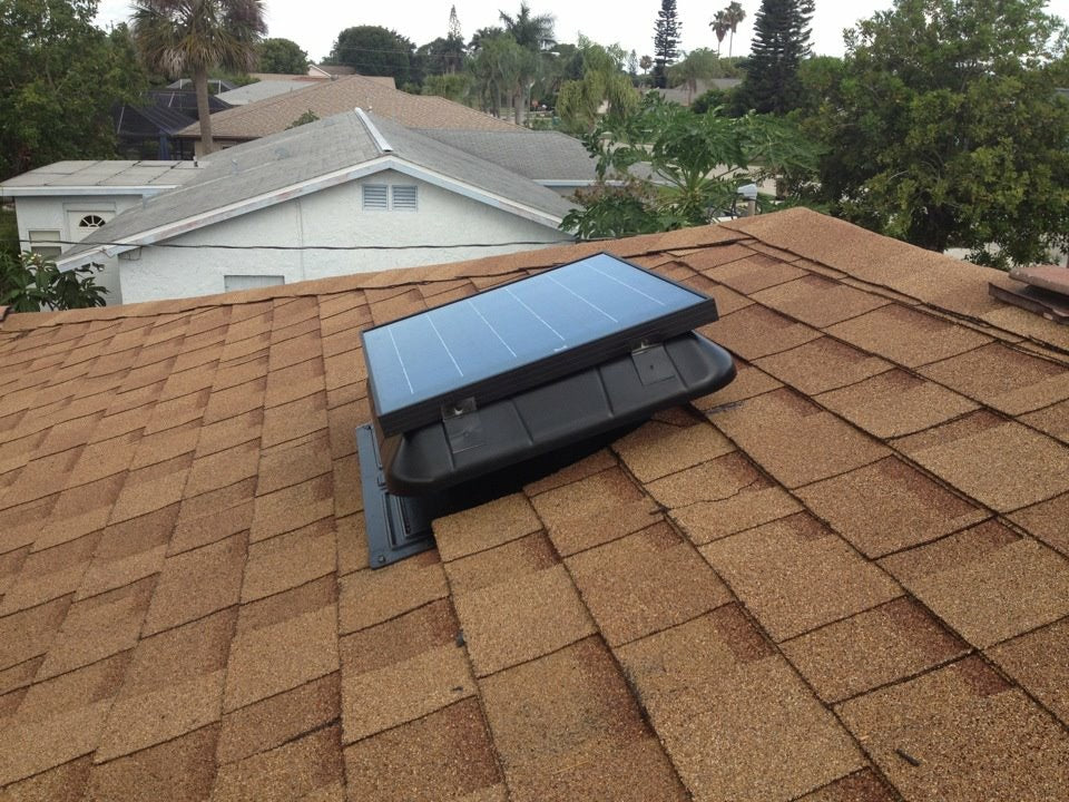 Integrated Panel Solar Attic Fan