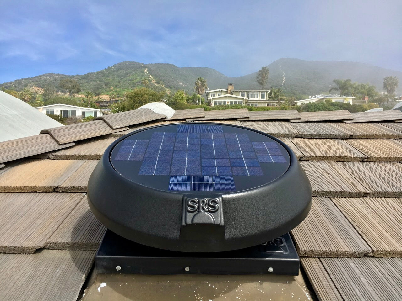 Integrated Panel Solar Attic Fan