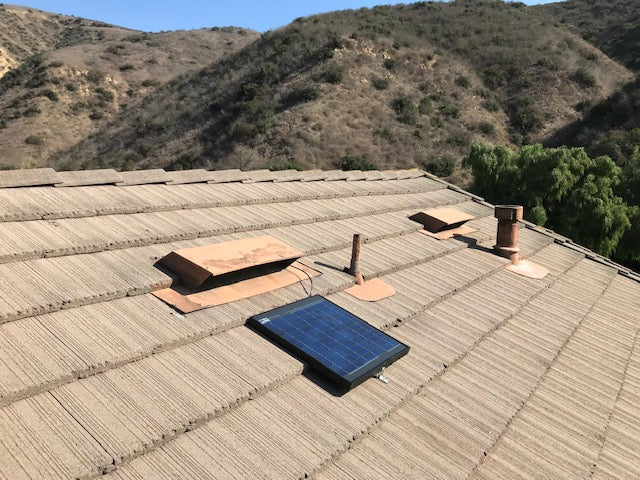 Gable Mount Solar Attic Fans